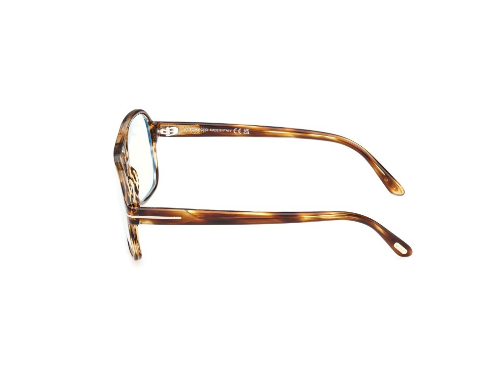 Occhiali da vista Tom Ford FT6058-B (055) colore avana colorata forma navigator 