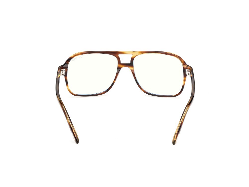 Occhiali da vista Tom Ford FT6058-B (055) colore avana colorata forma navigator 