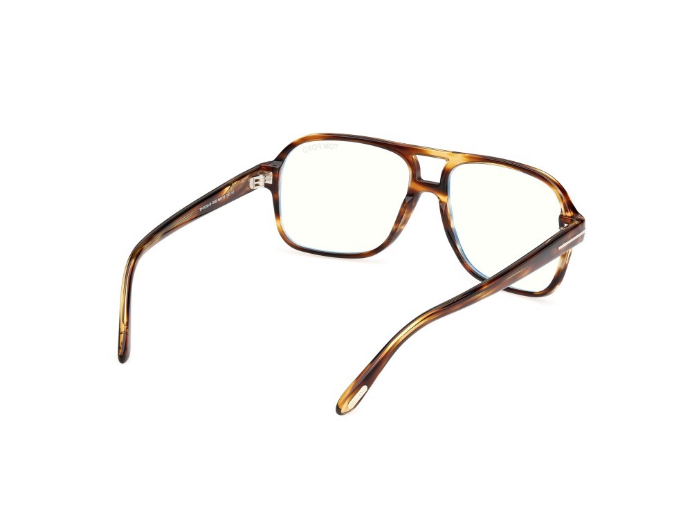 Occhiali da vista Tom Ford FT6058-B (055) colore avana colorata forma navigator 
