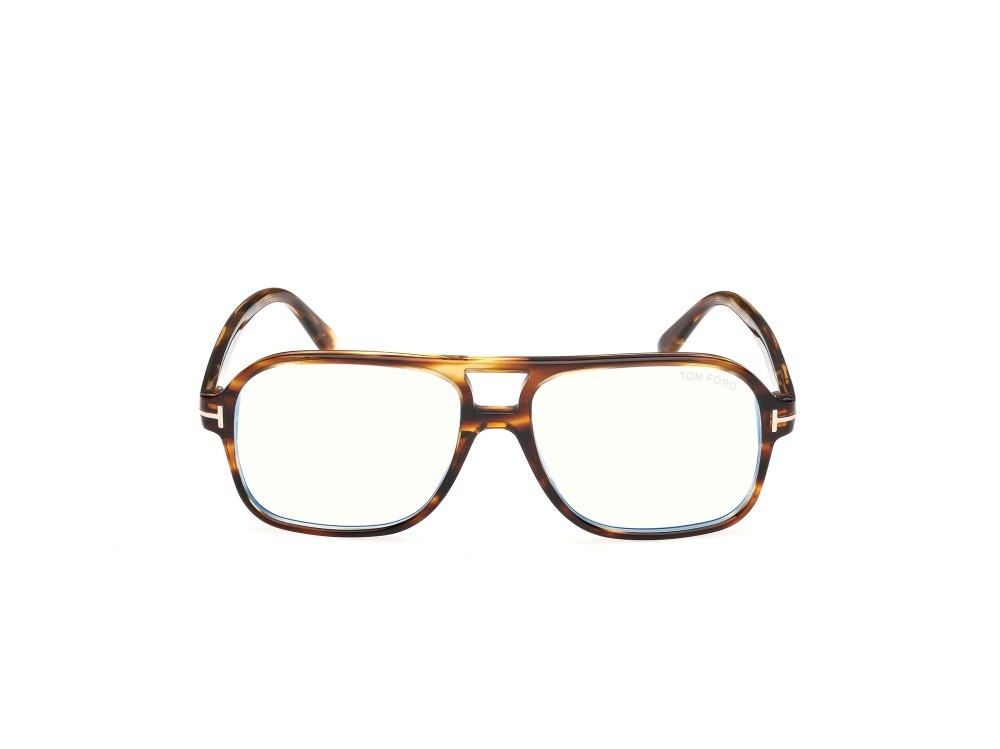Occhiali da vista Tom Ford FT6058-B (055) colore avana colorata forma navigator 