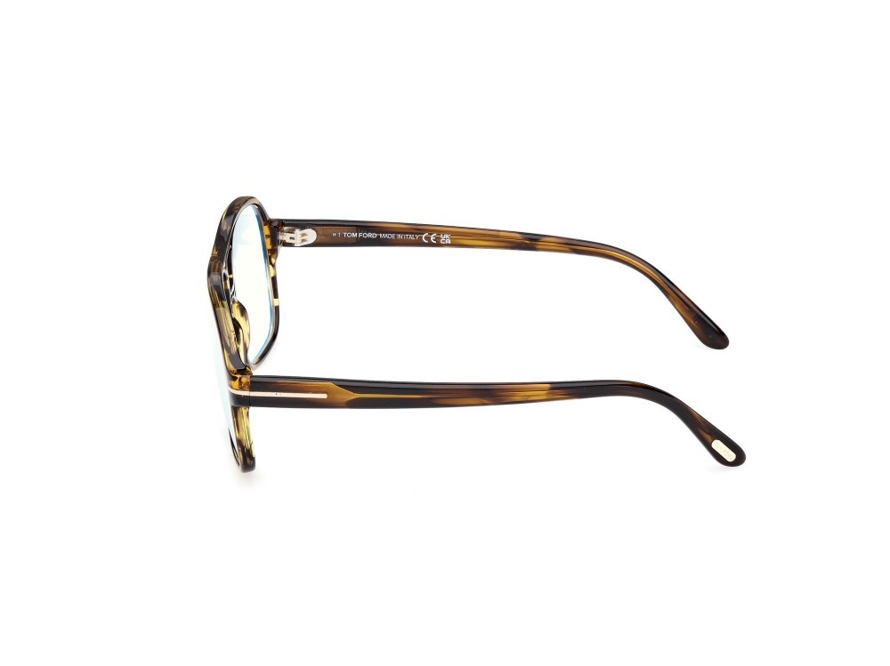 Occhiali da vista Tom Ford FT6058-B (056) colore avana colorata forma navigator 