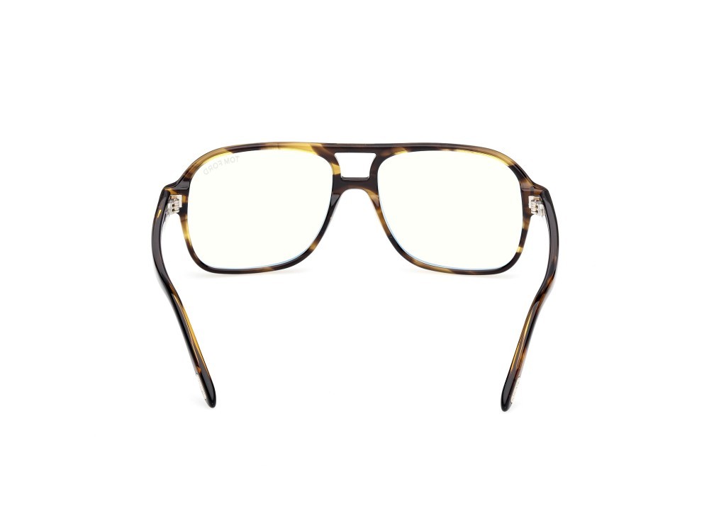 Occhiali da vista Tom Ford FT6058-B (056) colore avana colorata forma navigator 