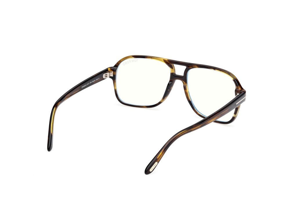 Occhiali da vista Tom Ford FT6058-B (056) colore avana colorata forma navigator 