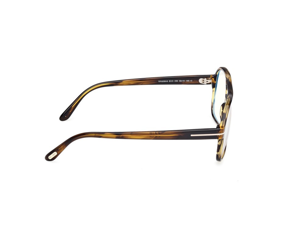 Occhiali da vista Tom Ford FT6058-B (056) colore avana colorata forma navigator 
