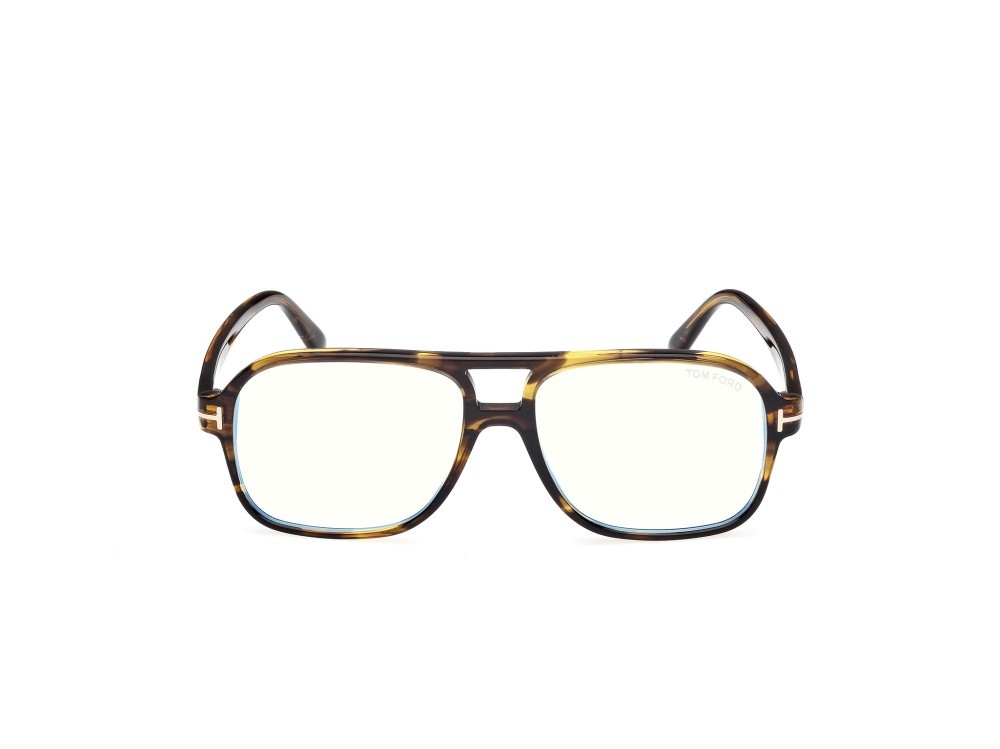 Occhiali da vista Tom Ford FT6058-B (056) colore avana colorata forma navigator 