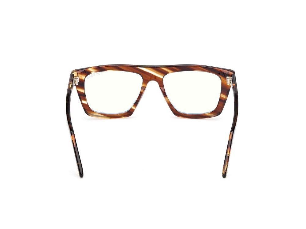 Eyeglasses Tom Ford FT6059-B (055) color avana colorata shape rectangle 