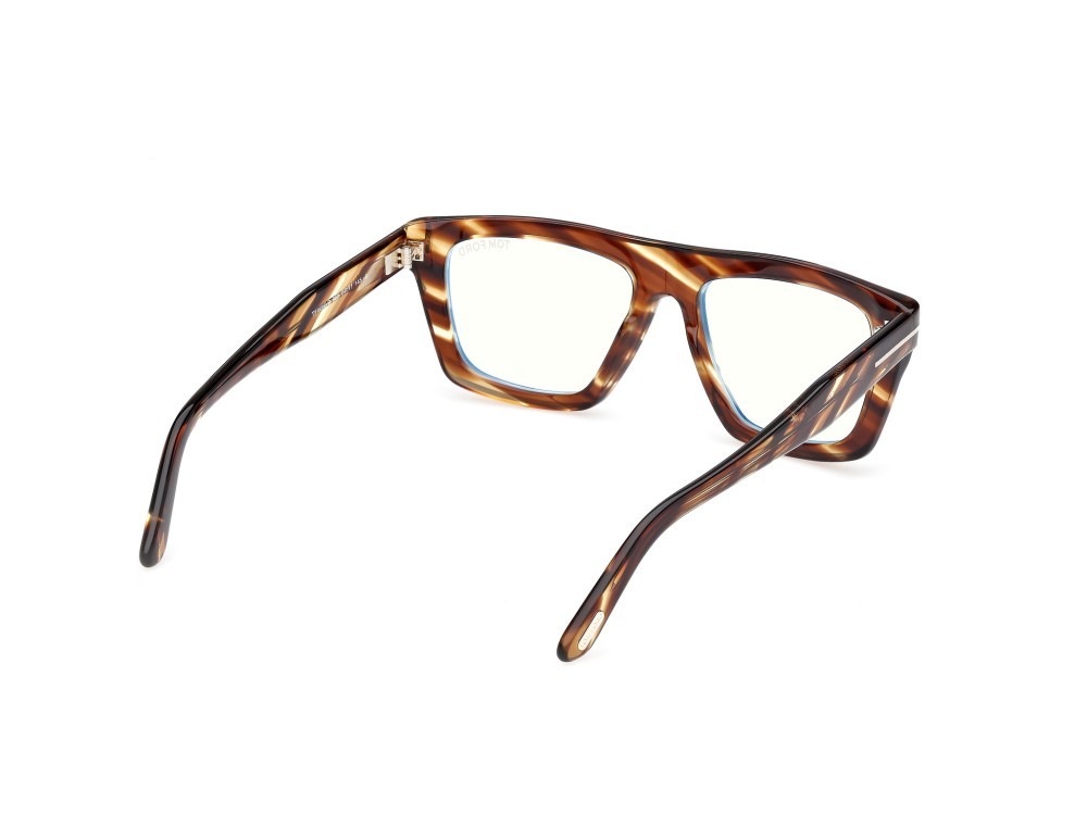 Eyeglasses Tom Ford FT6059-B (055) color avana colorata shape rectangle 