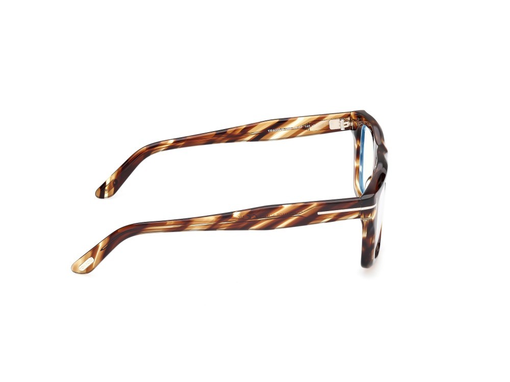 Eyeglasses Tom Ford FT6059-B (055) color avana colorata shape rectangle 