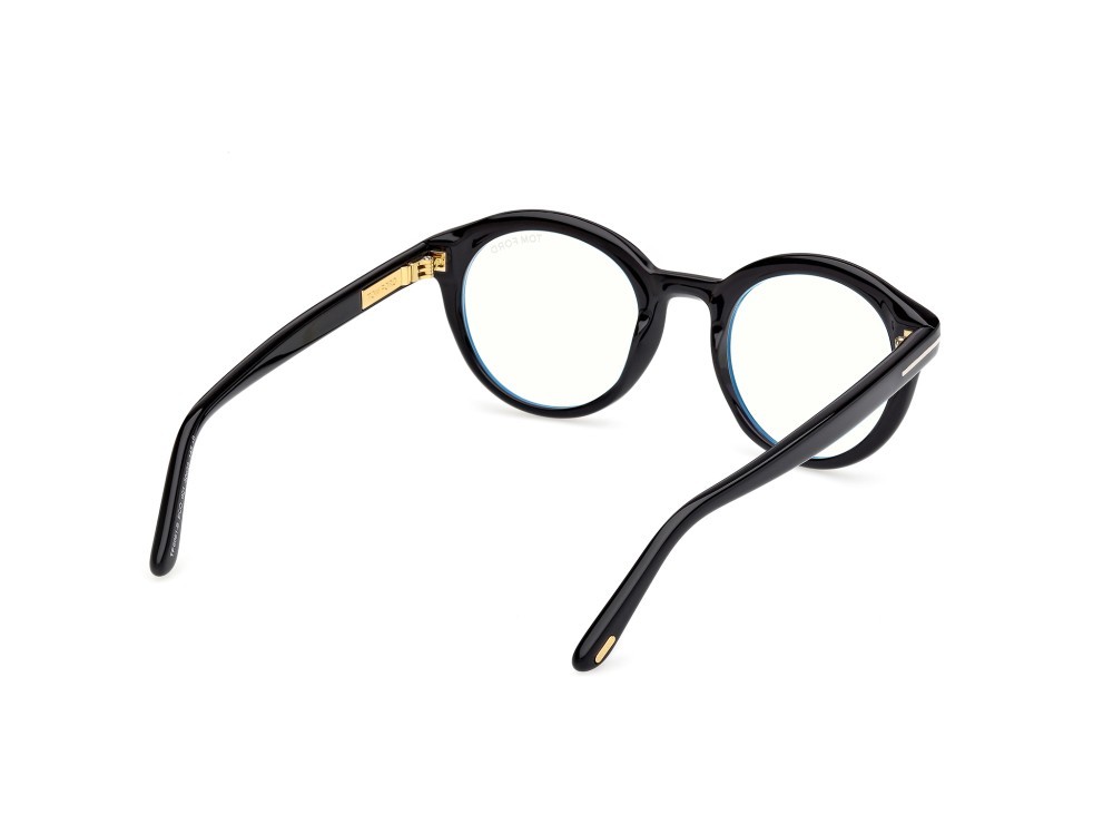 Occhiali da vista Tom Ford FT6061-B (001) colore nero lucido forma rotondo 