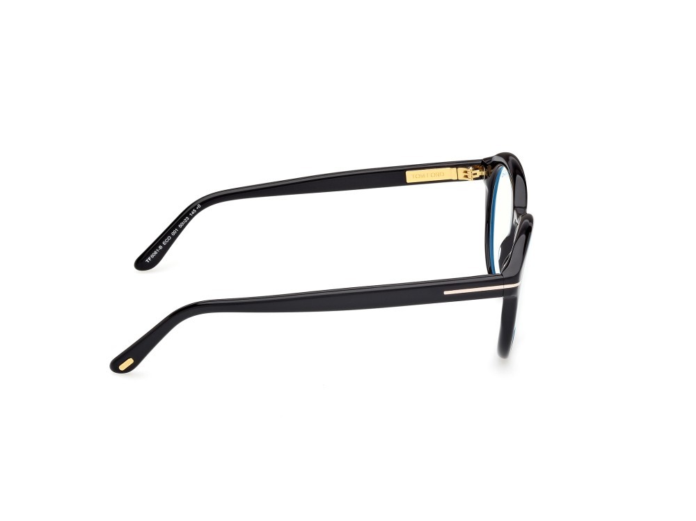Occhiali da vista Tom Ford FT6061-B (001) colore nero lucido forma rotondo 