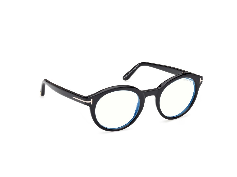 Occhiali da vista Tom Ford FT6061-B (001) colore nero lucido forma rotondo 