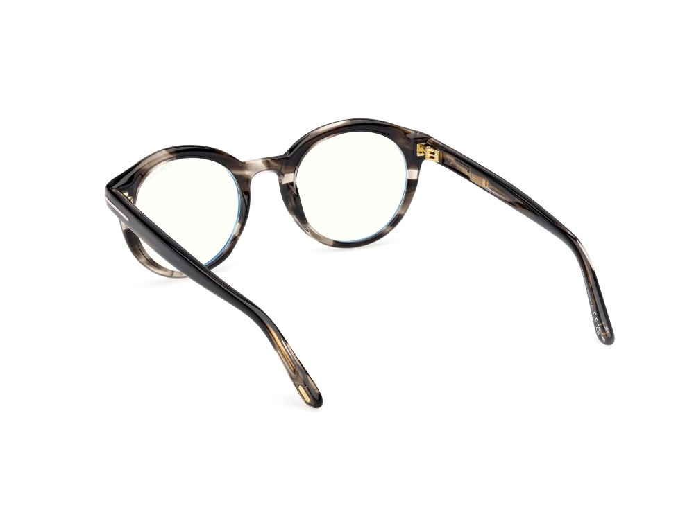 Occhiali da vista Tom Ford FT6061-B (056) colore avana colorata forma rotondo 