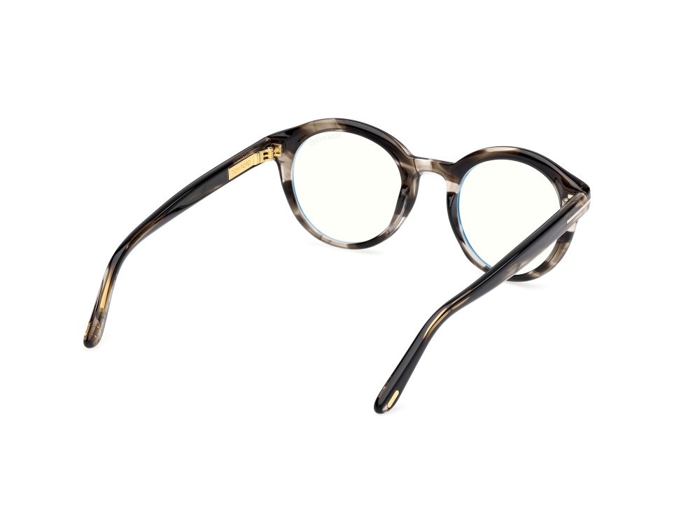 Occhiali da vista Tom Ford FT6061-B (056) colore avana colorata forma rotondo 