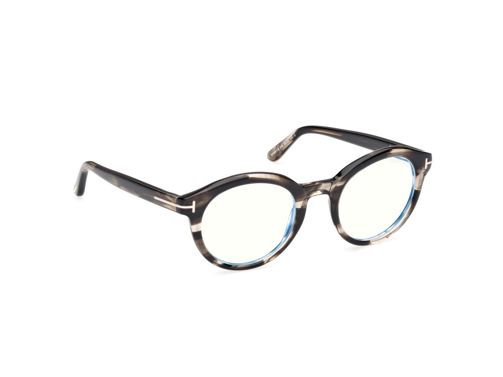 Occhiali da vista Tom Ford FT6061-B (056) colore avana colorata forma rotondo 