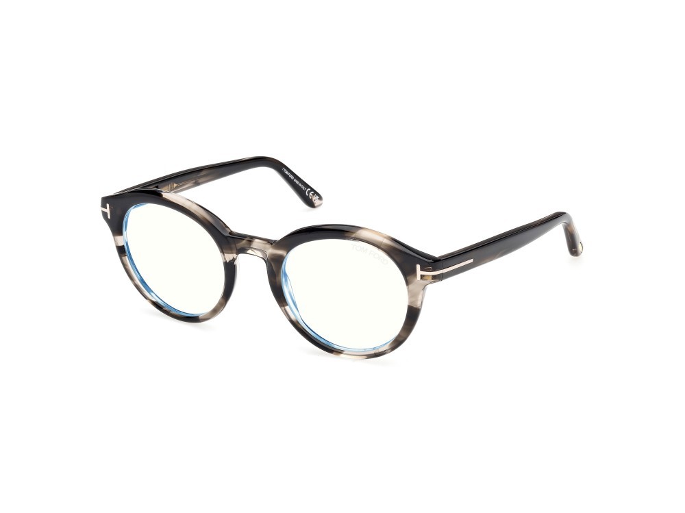 Occhiali da vista Tom Ford FT6061-B (056) colore avana colorata forma rotondo 