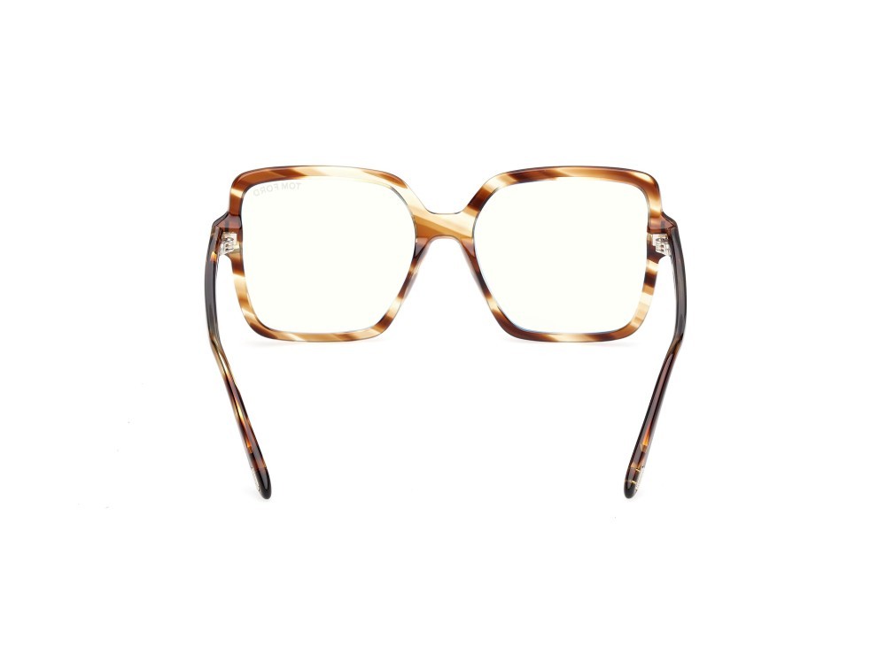 Eyeglasses Tom Ford FT6063-B (055) color avana colorata shape square 