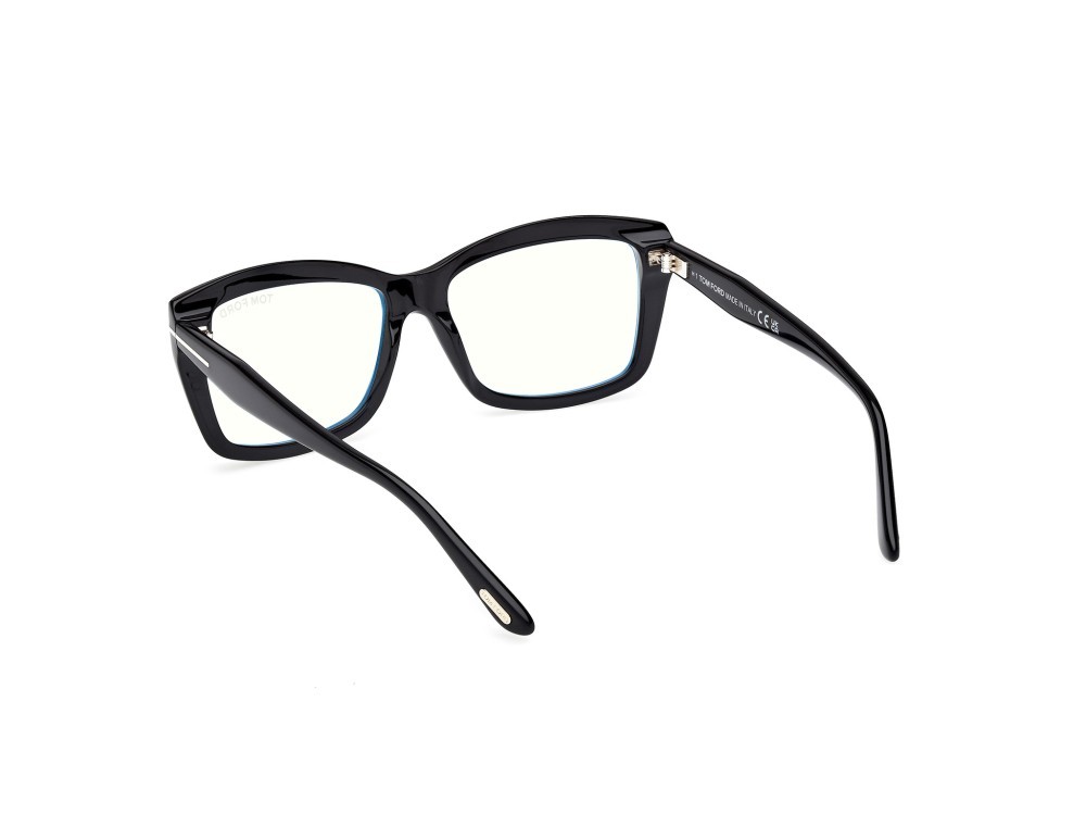 Eyeglasses Tom Ford FT6065-B (001) color nero lucido shape rectangle 