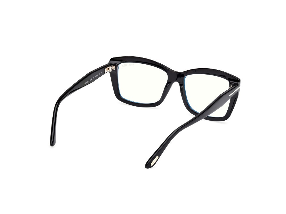 Eyeglasses Tom Ford FT6065-B (001) color nero lucido shape rectangle 