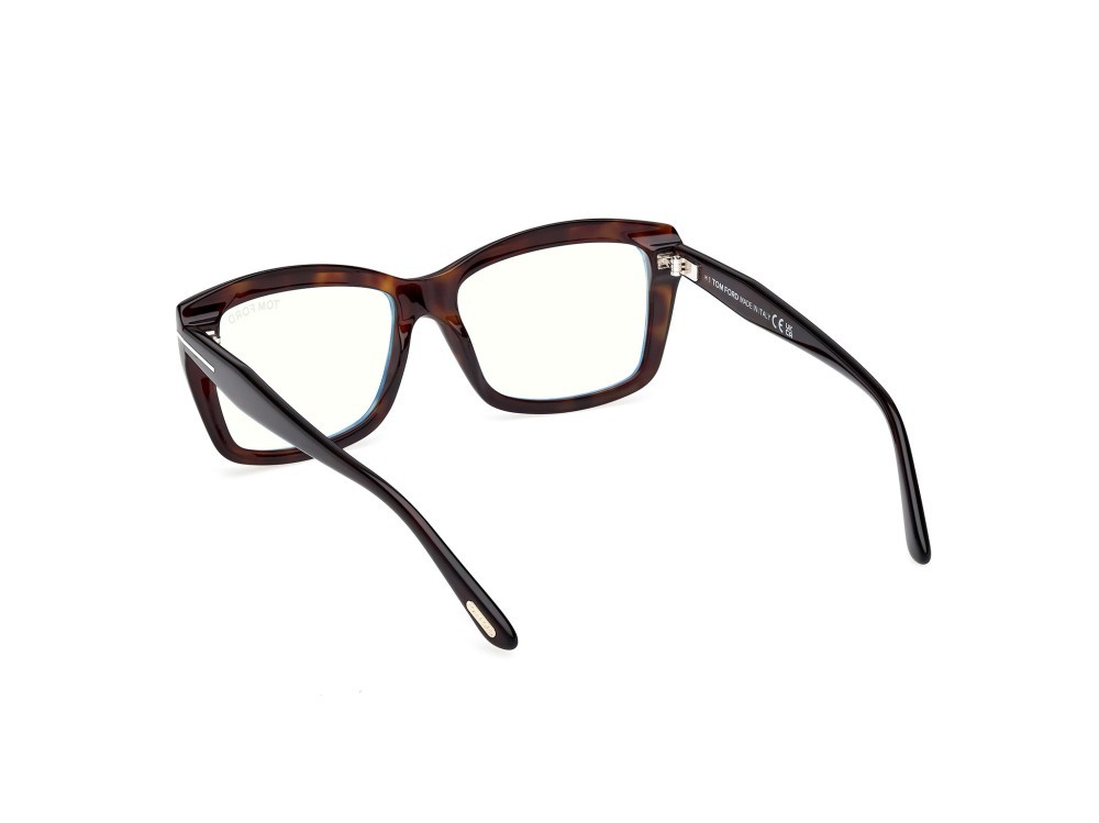 Eyeglasses Tom Ford FT6065-B (052) color avana scura shape rectangle 