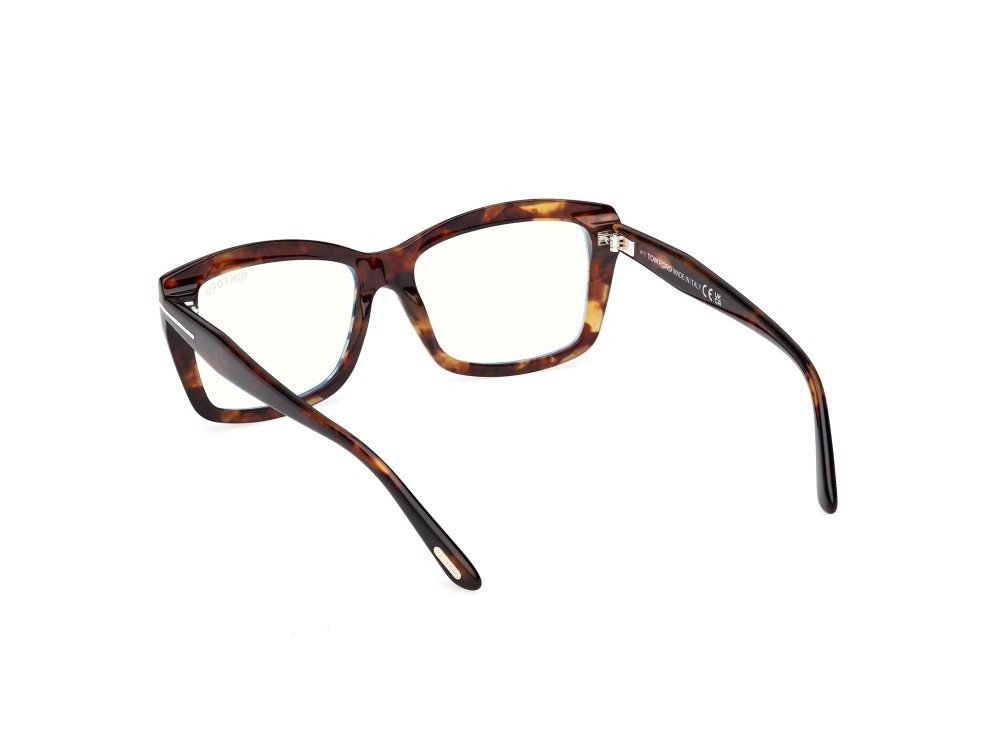 Occhiali da vista Tom Ford FT6065-B (055) colore  avana colorata forma rettangolare 