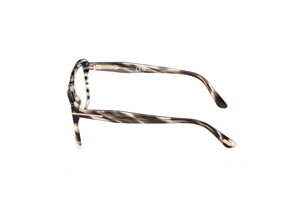 Eyeglasses Tom Ford FT6065-B (056) color  avana colorata shape rectangle 