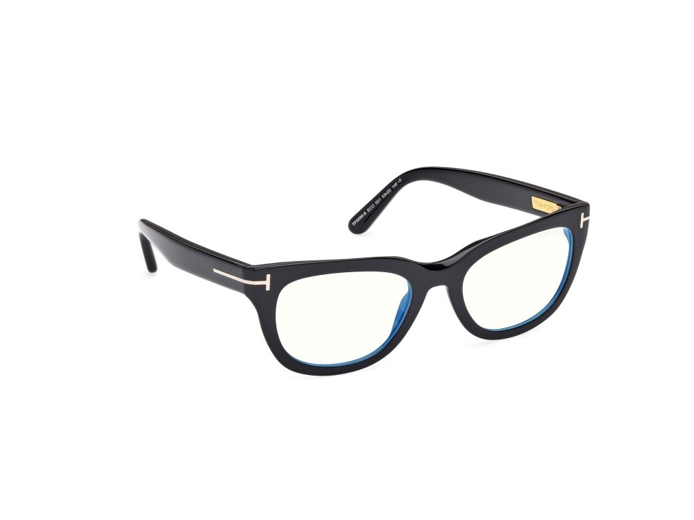 Eyeglasses Tom Ford FT6066-B (001) color nero lucido  shape rectangle 