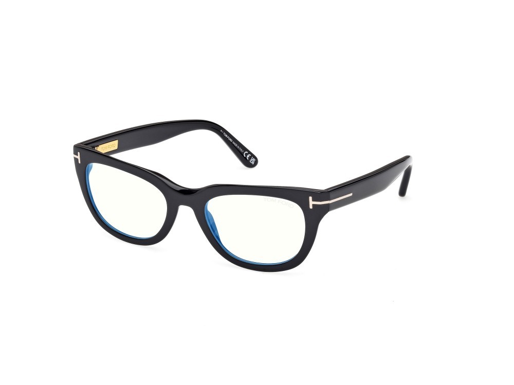 Eyeglasses Tom Ford FT6066-B (001) color nero lucido  shape rectangle 
