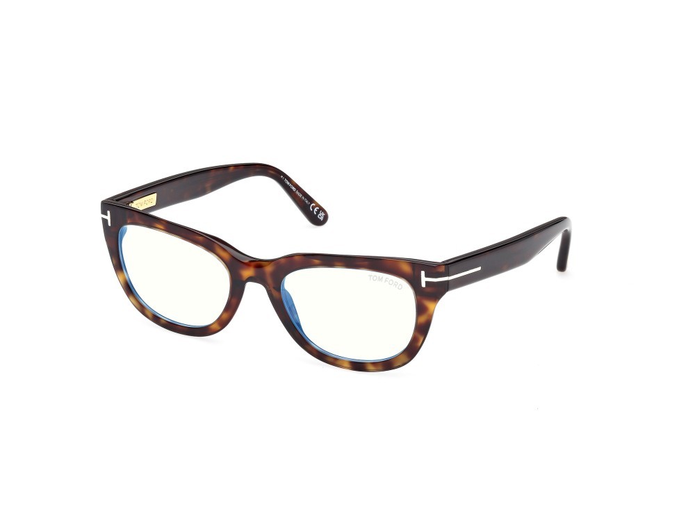 Eyeglasses Tom Ford FT6066-B (052) color avana scura shape rectangle 