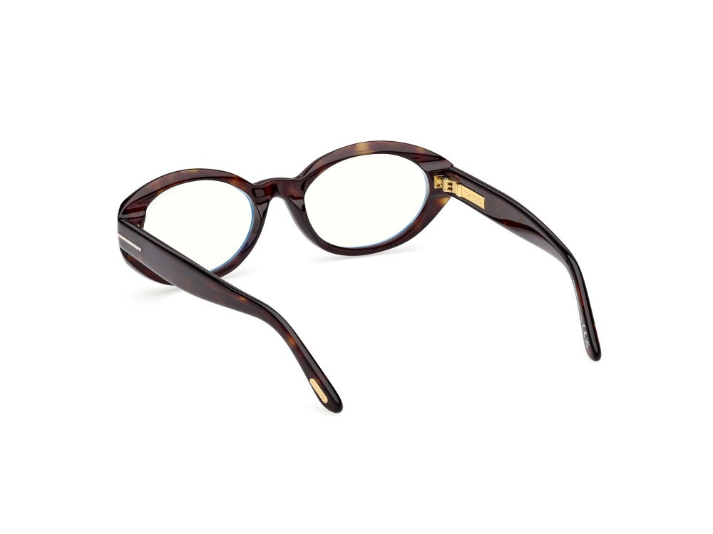 Eyeglasses Tom Ford FT6067-B (052) color avana scura shape oval 