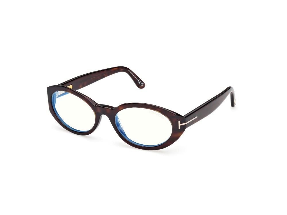 Eyeglasses Tom Ford FT6067-B (052) color avana scura shape oval 