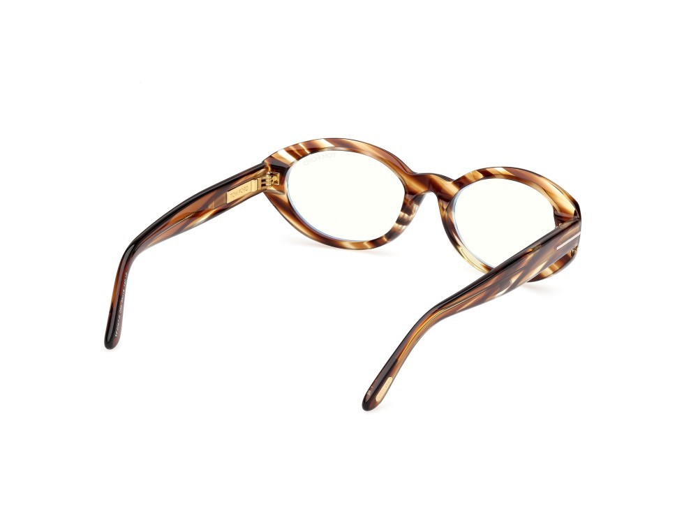 Brillen Tom Ford FT6067-B (055) farbe avana colorata form oval 