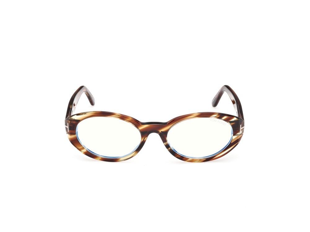 Brillen Tom Ford FT6067-B (055) farbe avana colorata form oval 