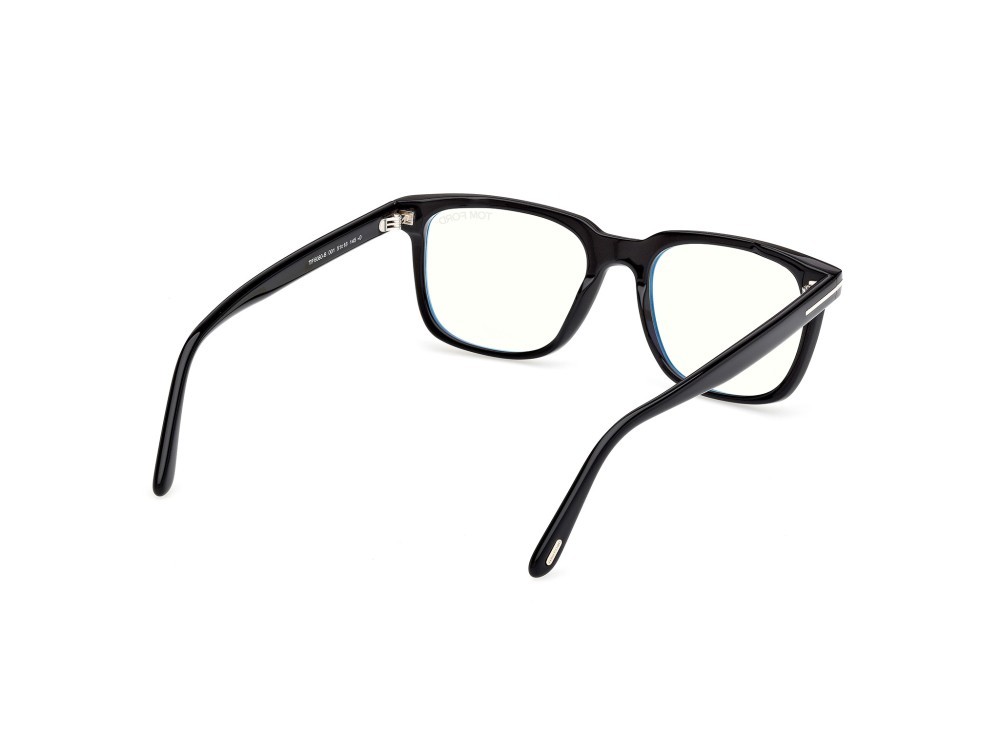 Occhiali da vista Tom Ford FT6080-B (001) colore nero lucido forma quadrato 