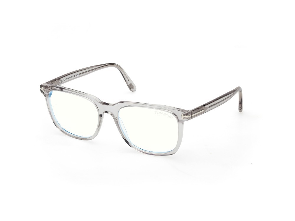 Occhiali da vista Tom Ford FT6080-B (020) colore grigio lucido forma quadrato 
