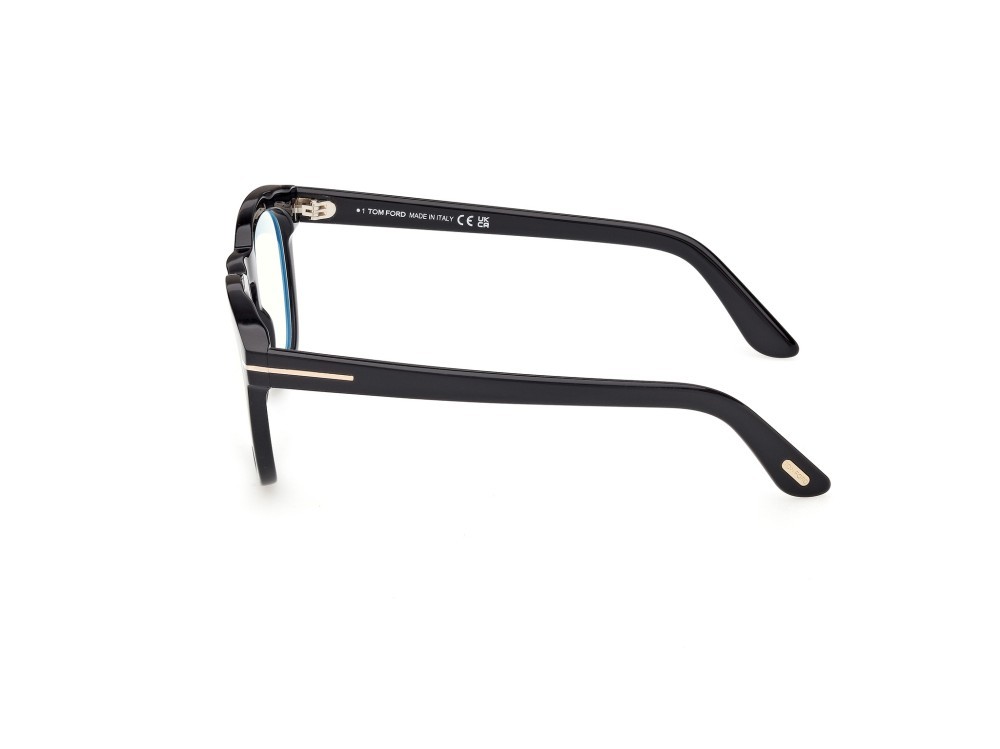Occhiali da vista Tom Ford FT6081-B (001) colore nero lucido forma rotondo 