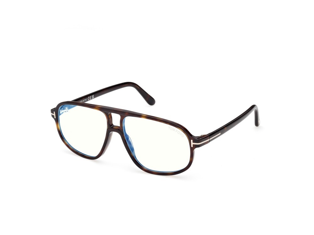 Eyeglasses Tom Ford FT6082-B (052) color avana scura  shape navigator 