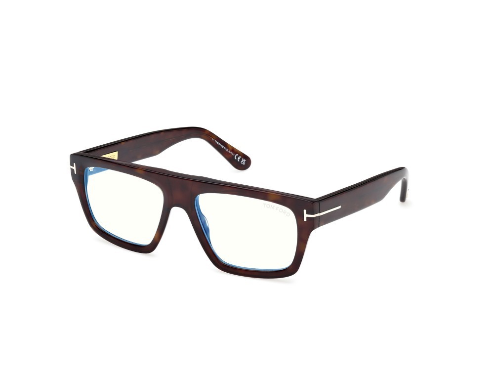Occhiali da vista Tom Ford FT6084-B (052) colore avana scura forma rettangolare 