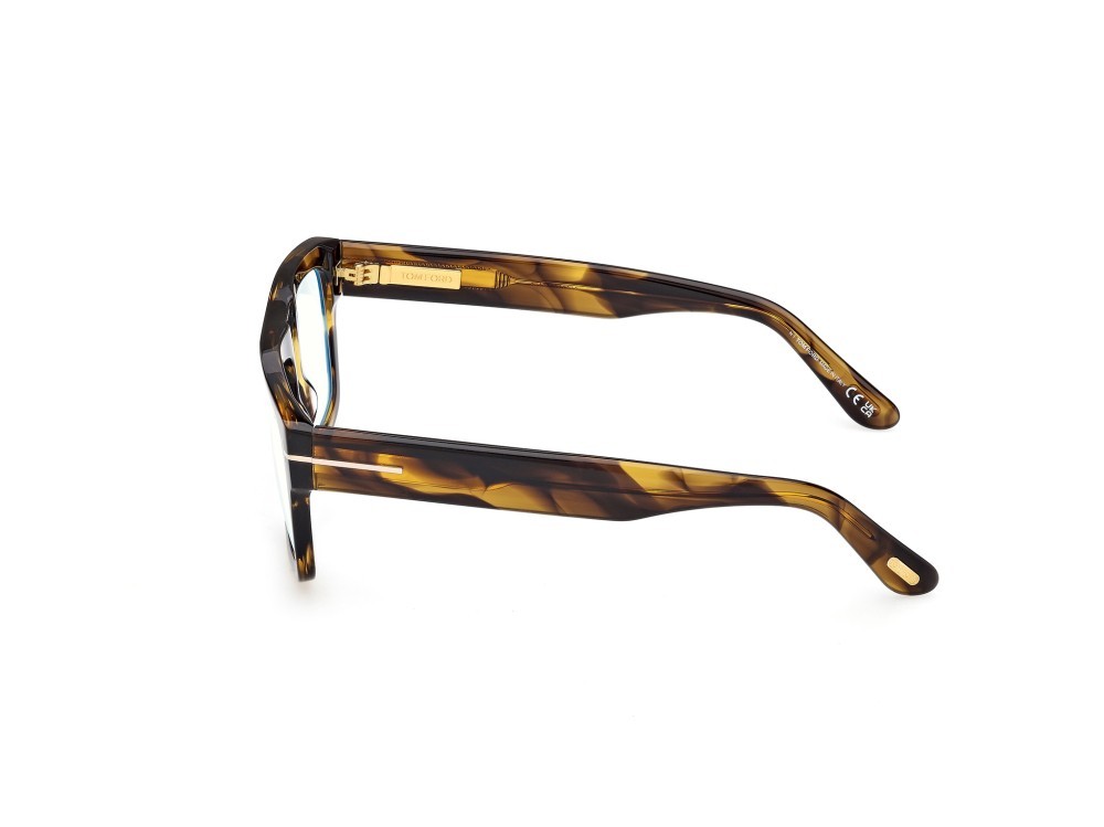 Occhiali da vista Tom Ford FT6084-B (056) colore avana colorata forma rettangolare 