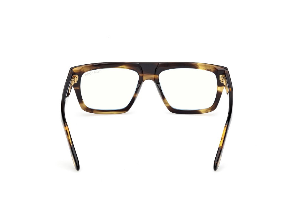 Occhiali da vista Tom Ford FT6084-B (056) colore avana colorata forma rettangolare 