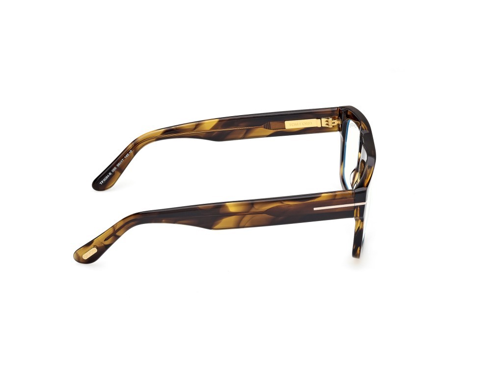 Occhiali da vista Tom Ford FT6084-B (056) colore avana colorata forma rettangolare 