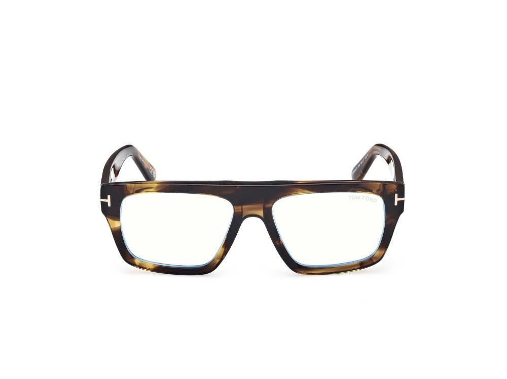 Occhiali da vista Tom Ford FT6084-B (056) colore avana colorata forma rettangolare 