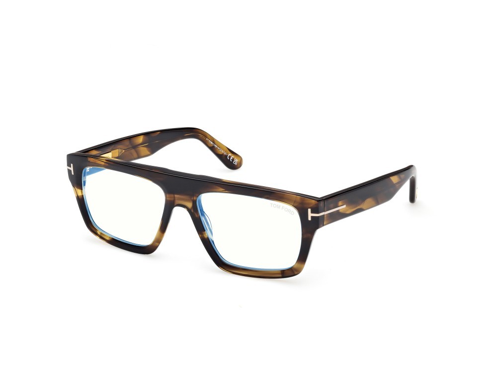 Occhiali da vista Tom Ford FT6084-B (056) colore avana colorata forma rettangolare 