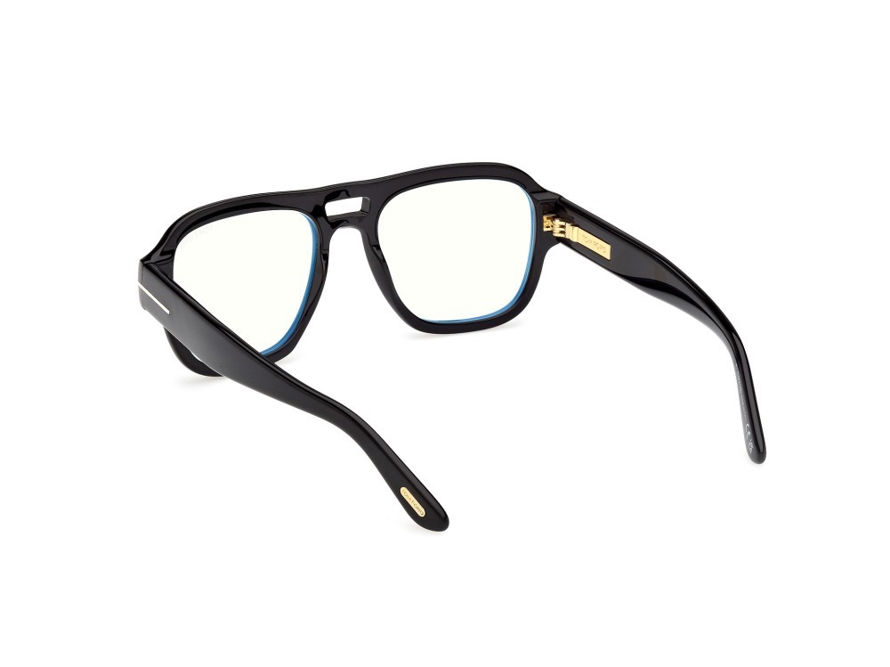 Occhiali da vista Tom Ford FT6085-B (001) colore nero lucido forma navigator 