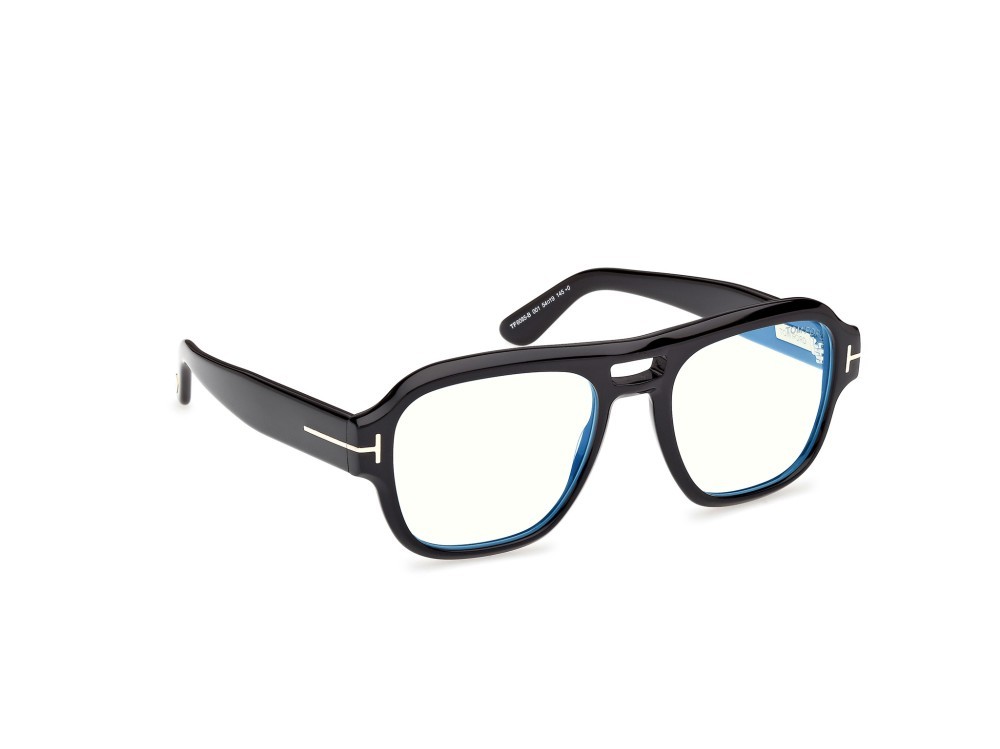 Occhiali da vista Tom Ford FT6085-B (001) colore nero lucido forma navigator 