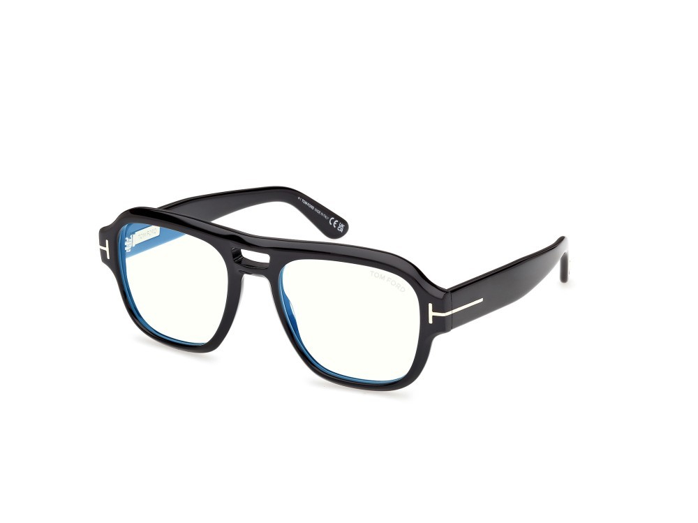 Occhiali da vista Tom Ford FT6085-B (001) colore nero lucido forma navigator 