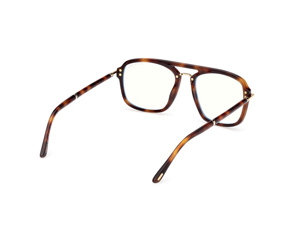 Brillen Tom Ford FT6086-B (053) farbe avana bionda form navigator 