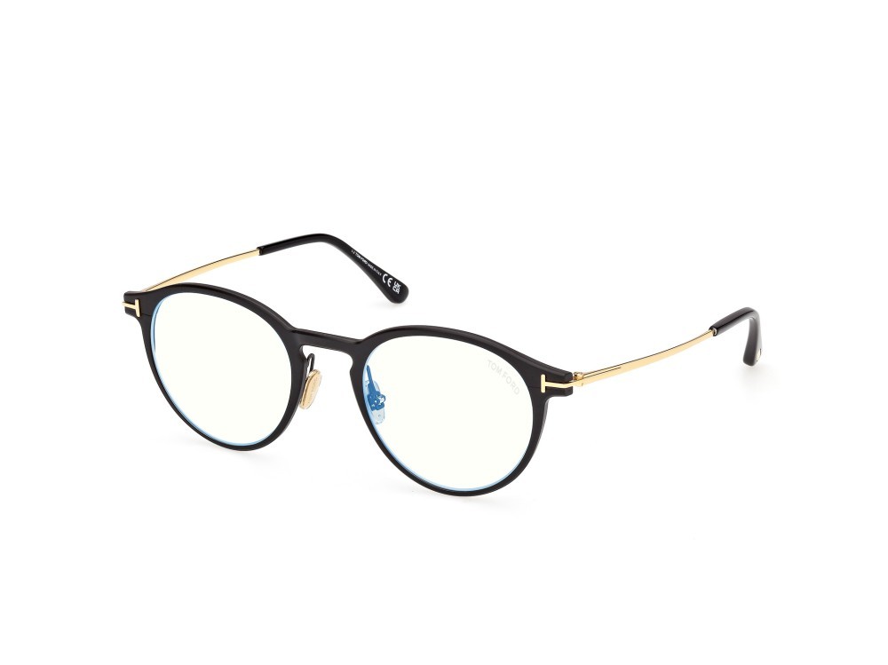 Occhiali da vista Tom Ford FT6088-B (002) colore nero opaco forma rotondo 