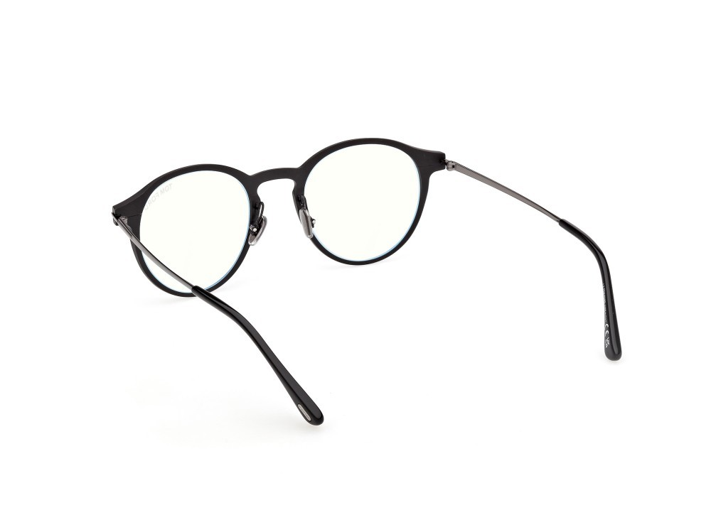 Occhiali da vista Tom Ford FT6088-B (005) colore nero opaco forma rotondo 