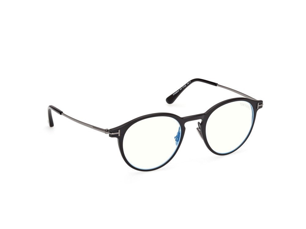 Occhiali da vista Tom Ford FT6088-B (005) colore nero opaco forma rotondo 