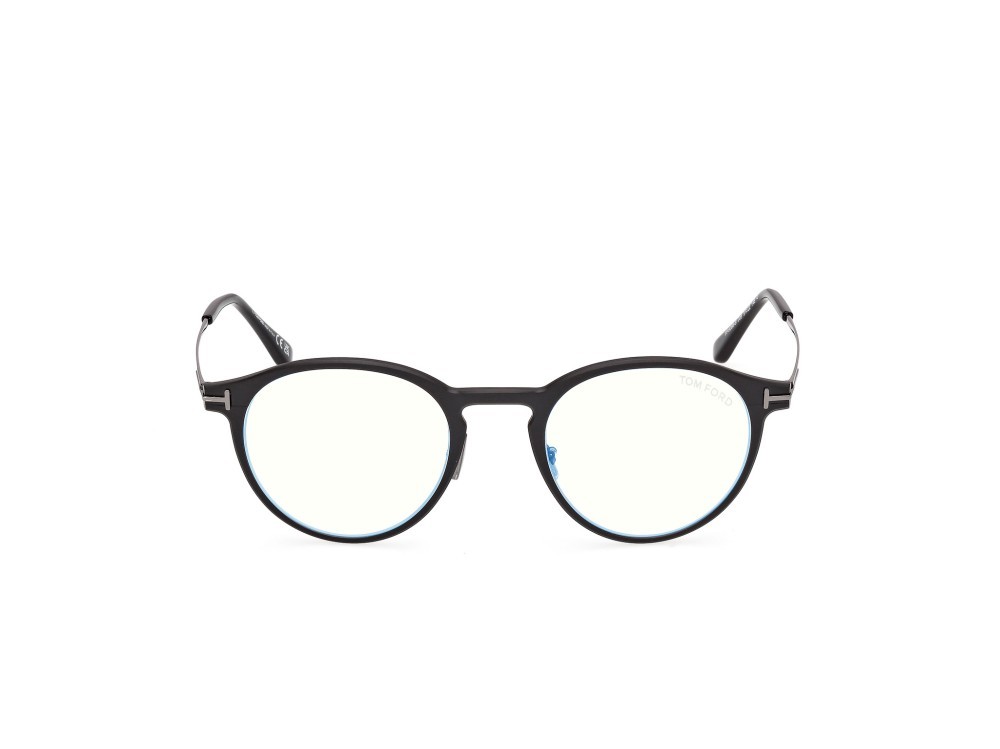 Occhiali da vista Tom Ford FT6088-B (005) colore nero opaco forma rotondo 
